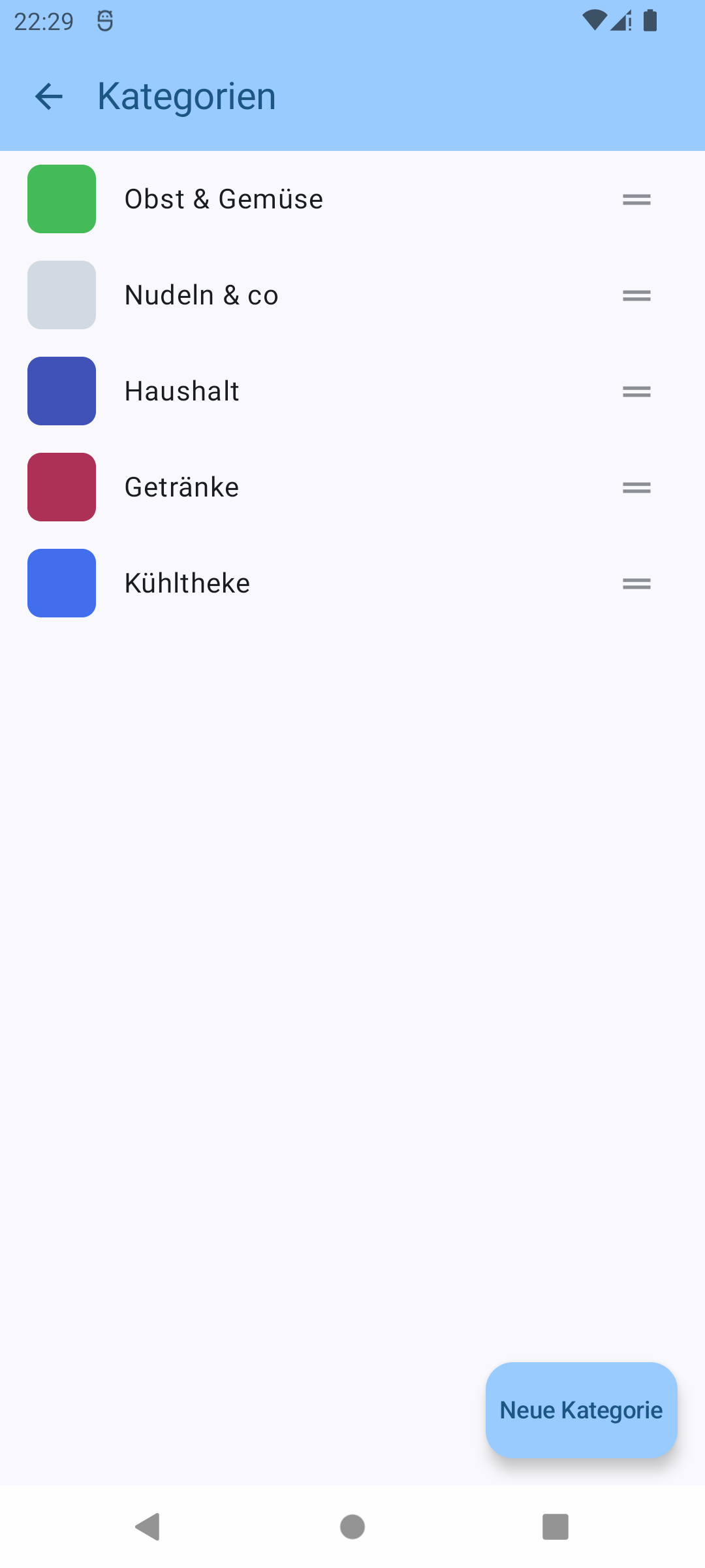 Screenshot Categories